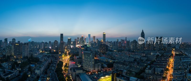 南京新街口天际线夜景