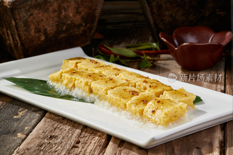 桂花蜂蜜醸小米糯米凉糕