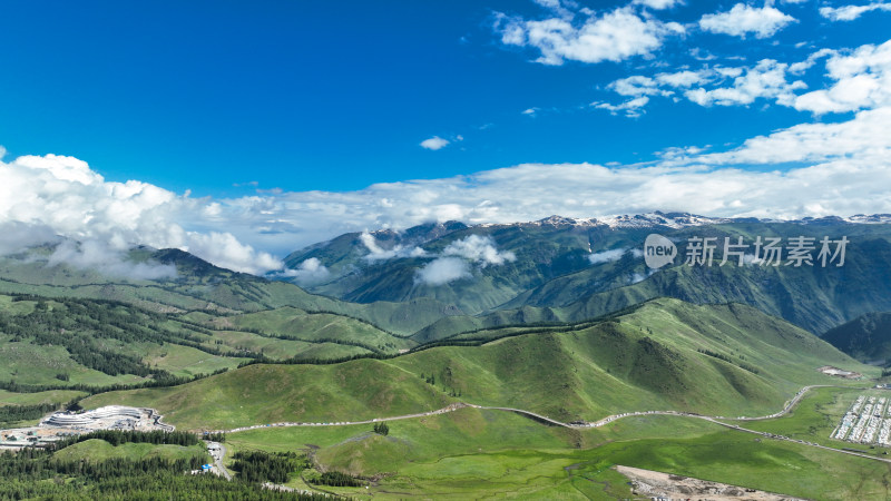 新疆北疆风景航拍