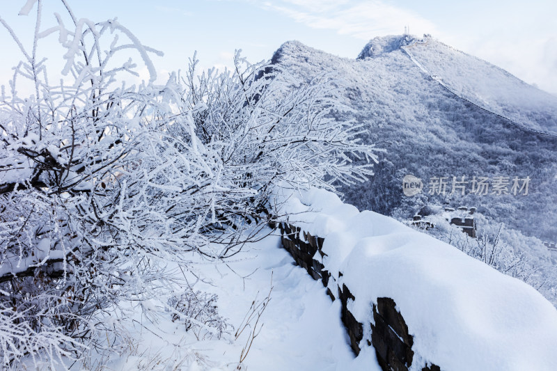 箭扣长城雪景