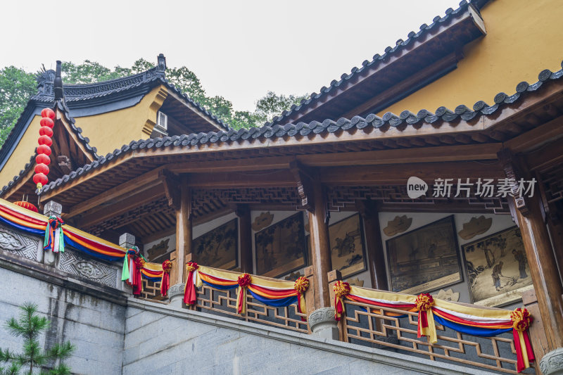 杭州飞来峰景区上天竺法喜禅寺古建筑