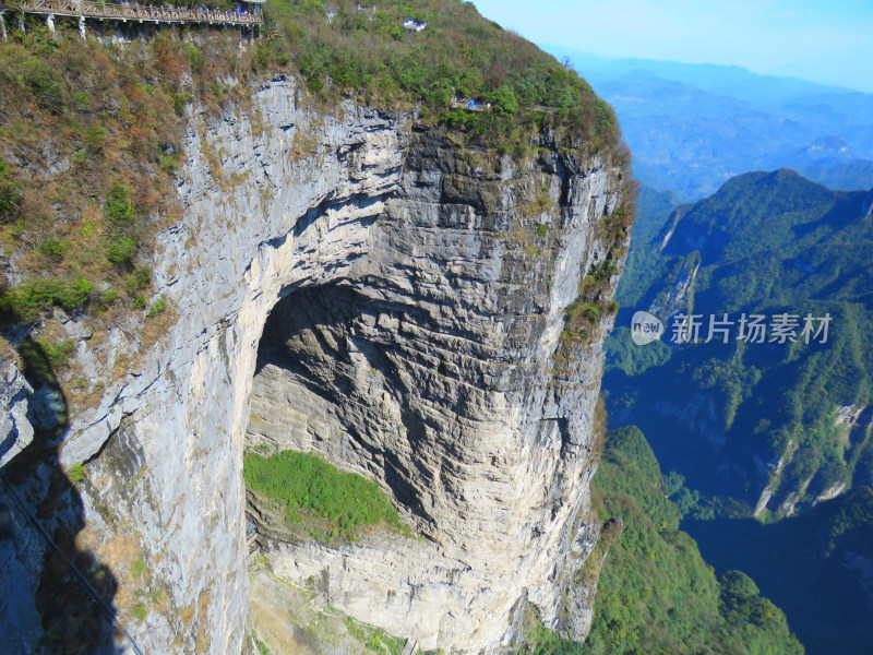 张家界天门山旅游风光