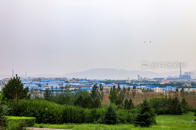 满洲里市全景