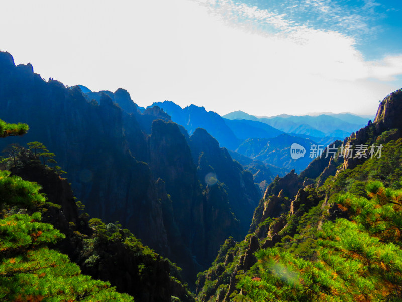 中国安徽黄山旅游风光