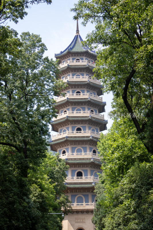 南京钟山风景区灵谷景区灵谷塔