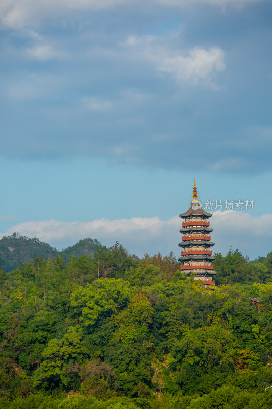 浙江丽水云和狮山塔