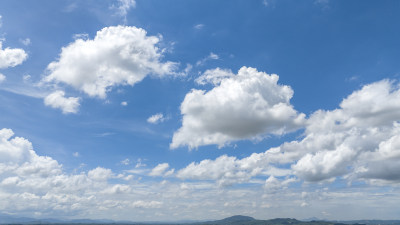 纯净的蓝天，天空，空镜