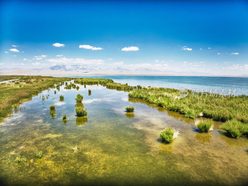 甘肃可鲁克湖的风光美景