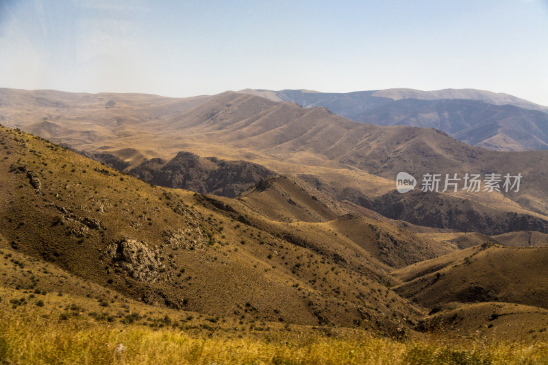 亚美尼亚荒芜的山脉