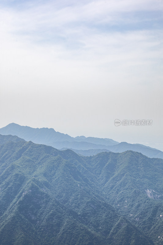 西安秦岭终南山南五台自然风光景点景观