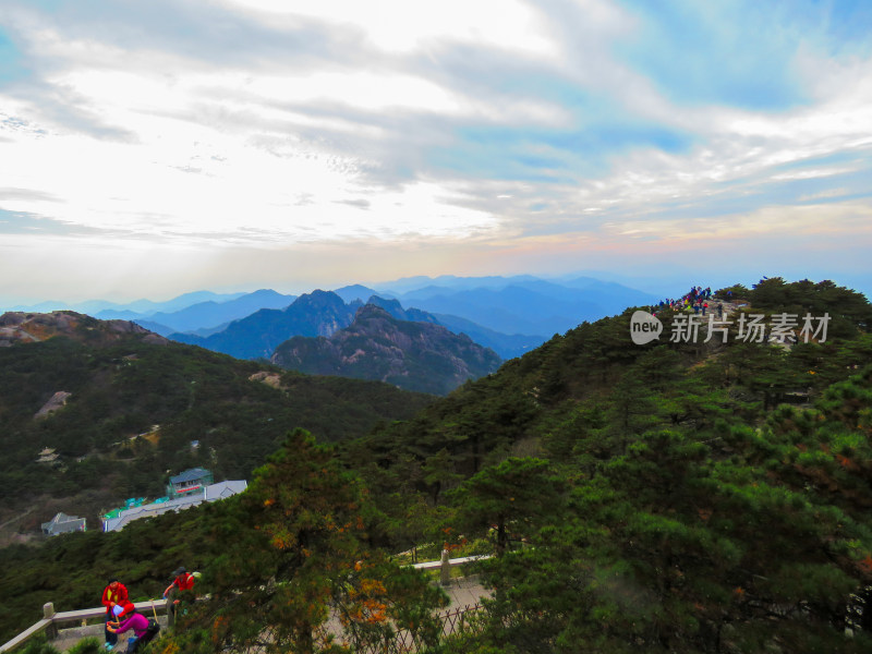 中国安徽黄山旅游风光