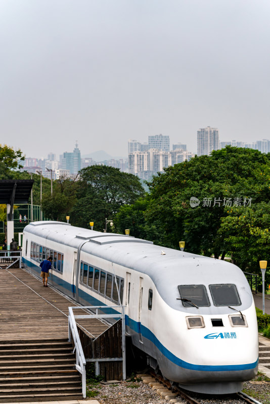 湖南株洲火车头公园景点景观