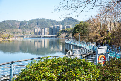 浙江丽水龙泉市区风景