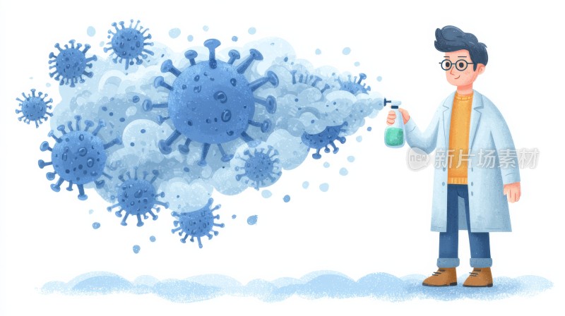 卡通医生防护病毒