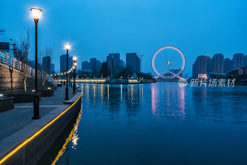 天津城市风光地标建筑