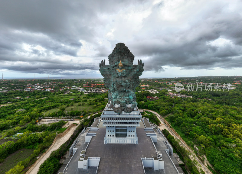 印尼巴厘岛神鹰广场航拍