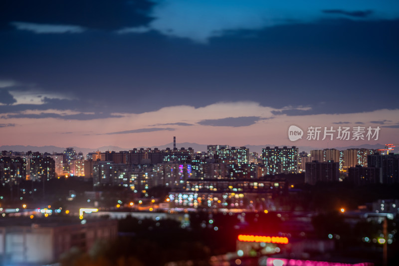 北京国贸CBD夜景