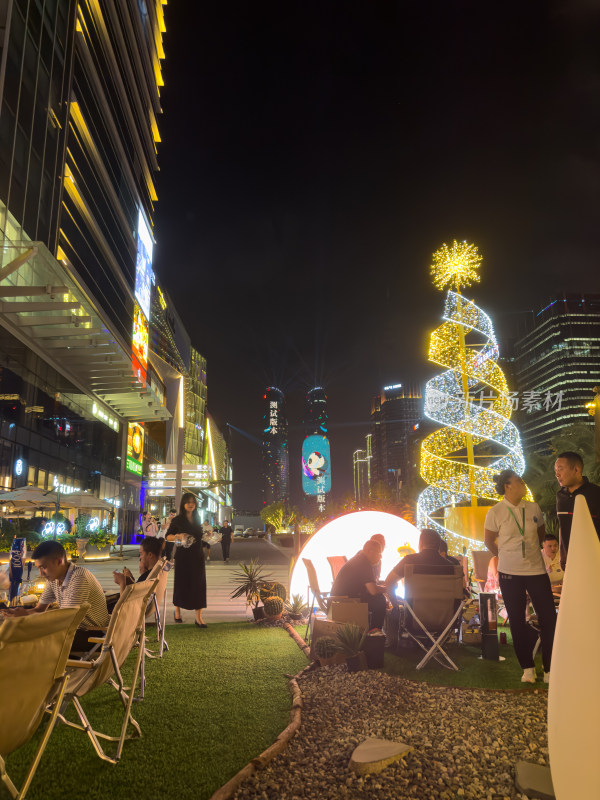 城市建筑夜景风光