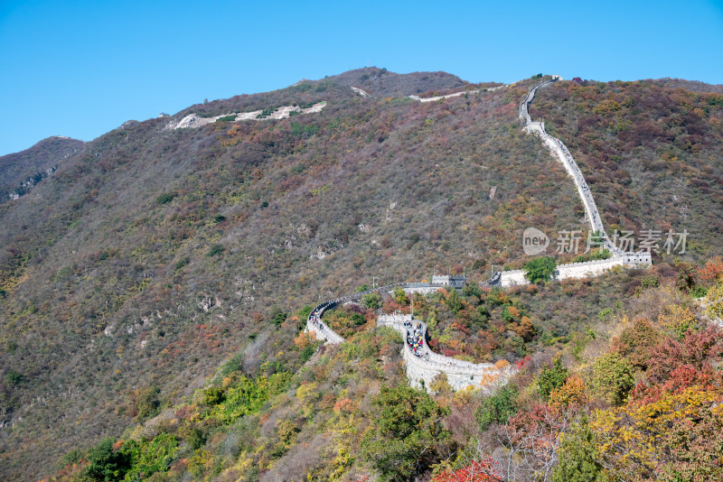 北京，慕田峪长城秋景