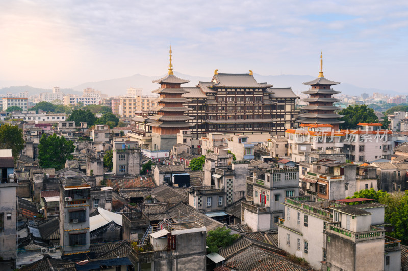 广东潮汕揭阳八景之双峰寺