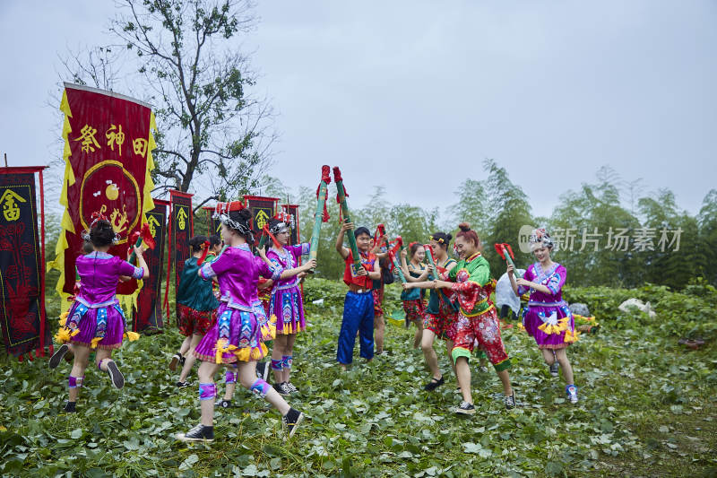 云和梯田开犁节现场