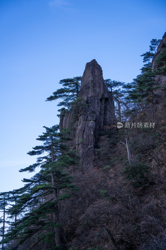 安徽黄山风景区自然风光