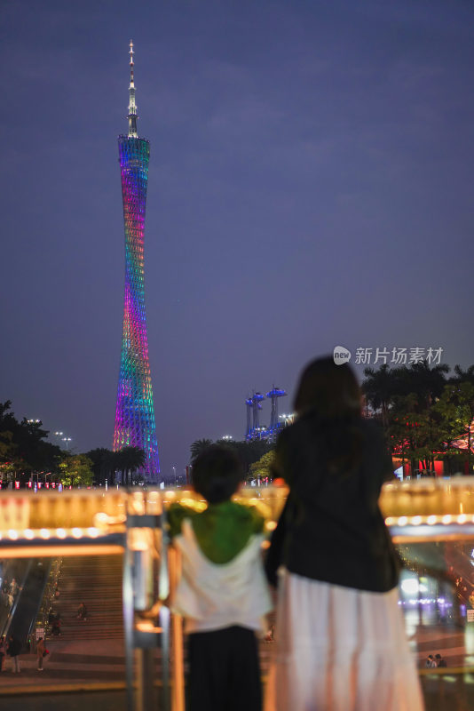 广州城市高楼大厦景观