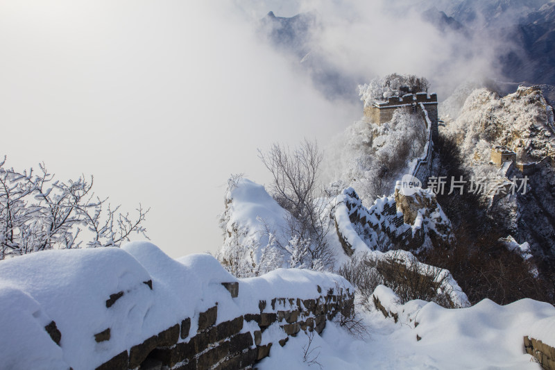 箭扣长城雪景