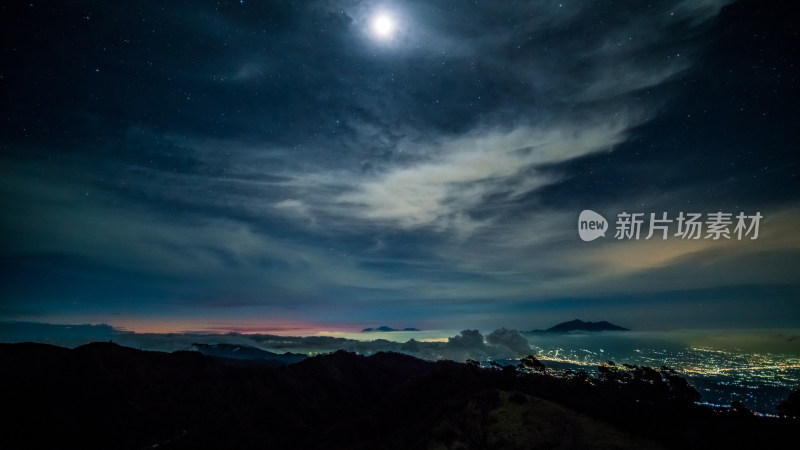 印尼巴厘岛布罗莫火山星空