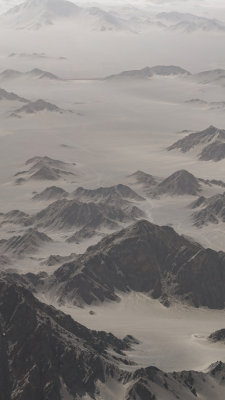 青海海西州茫崖黑独山月球基地网红高空航拍