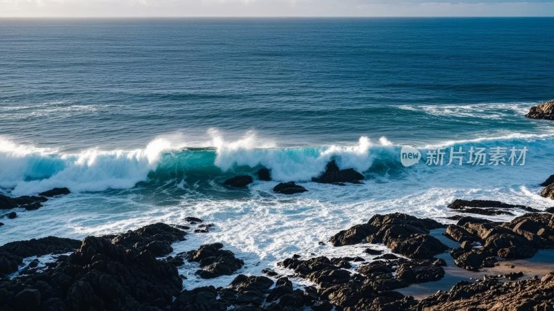 碧波万顷的壮阔海景