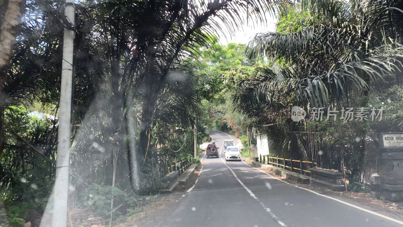 印尼巴厘岛道路街景