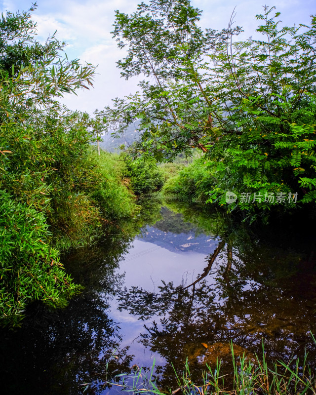 湖北山村小溪