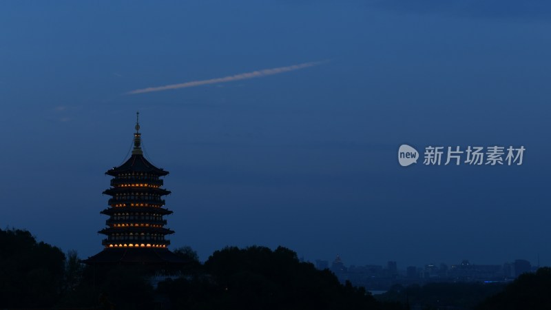 杭州西湖净慈寺建筑风景