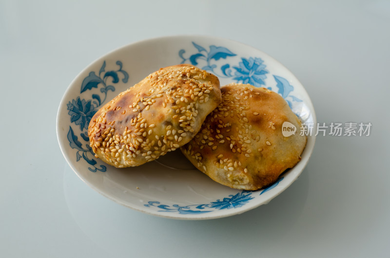 福建的特色小吃光饼烤葱饼