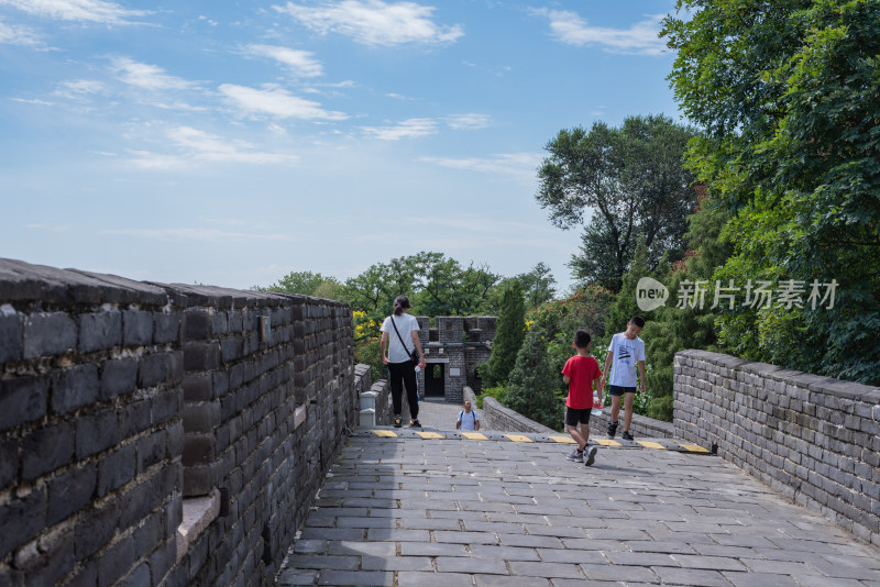 河北山海关老龙头明长城自然建筑景点景观