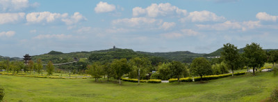 四川南充嘉陵区凤垭山风景