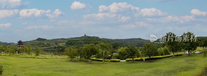 四川南充嘉陵区凤垭山风景