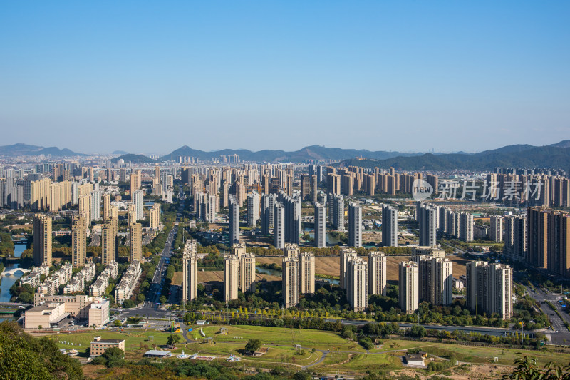 杭州萧山城市建筑风光