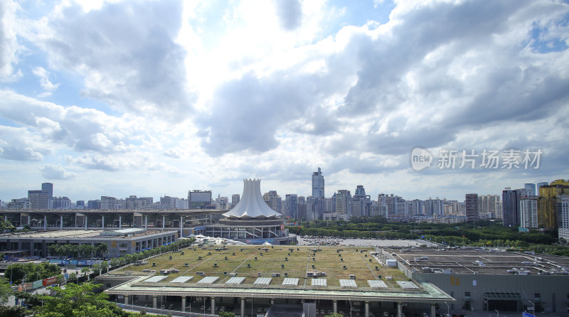 广西南宁国际会展中心城市风光建筑