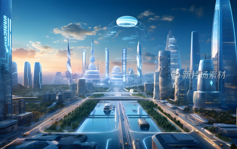 科幻城市，概念设计