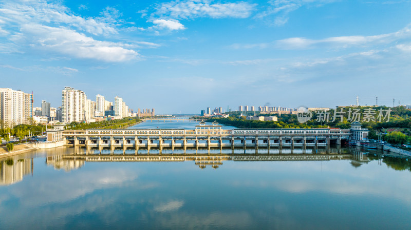 湖北省随州市涢水河府河上的舜井大桥