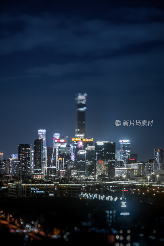 北京国贸夜景