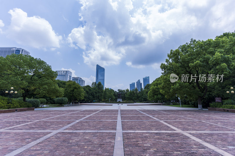 武汉江汉区中山公园风景