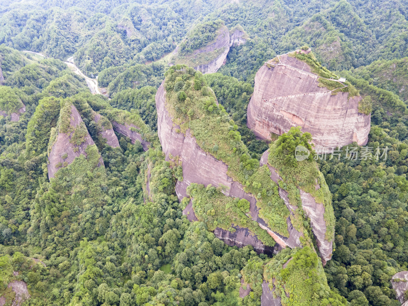 祖国大好河山青山绿水自然风光航拍图