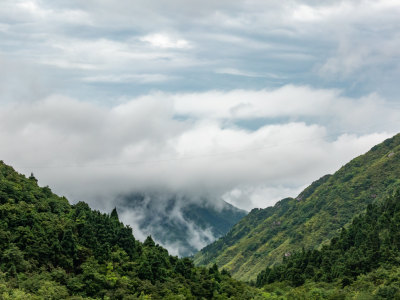 南岳衡山云雾缭绕