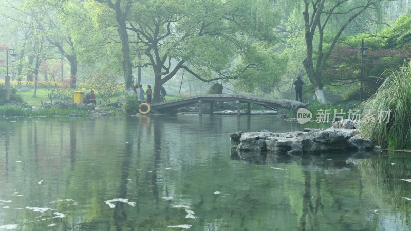 杭州西湖太子湾公园风景