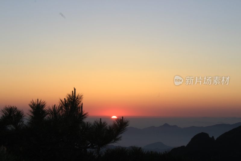 大美中国自然风光黄山风景区旅游景点