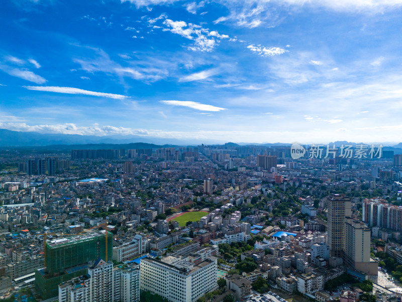 玉林城市风光航拍图