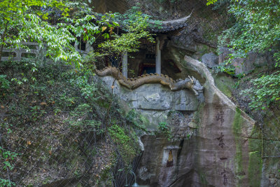 杭州宝石山景区金鼓洞景点